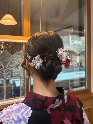 ヘアアレンジ ゆうめ 透明感カラー /韓国風レイヤーのヘアスタイル