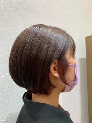 ショート カラー 🎀ツヤ暖色カラー 🎀大塚ナオミのヘアスタイル