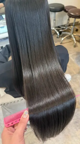 ロング 🎀RUI/髪質改善 /美髪矯正/艶カラーのヘアスタイル