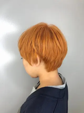 ショート カラー ☕️ベージュカラー 内藤光哉☕️のヘアスタイル