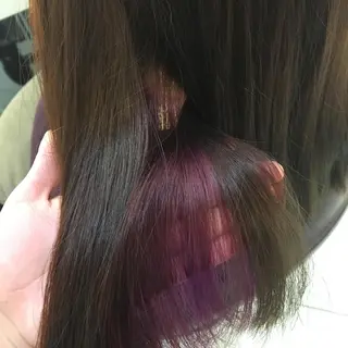 ロング カラー 髪質改善 頭身浴/ 中田のヘアスタイル