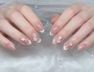 ネイル 🎀PG🩵 ネイルサロンのネイルデザイン