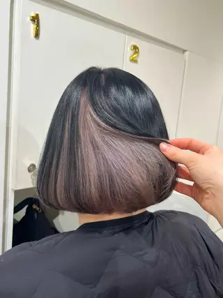 ショート カラー CHAINON所属・🤎HAZUKI🤎 ハイトーン✨のヘアスタイル