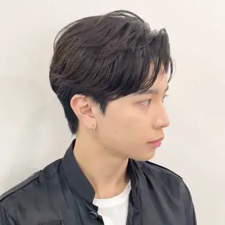 メンズ グレージュ/レイヤー ふうか　渋谷のヘアスタイル