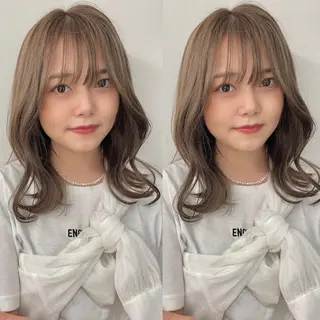 ミディアム 髪質改善will hairdesignのヘアスタイル