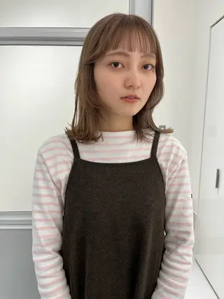 カラー 伊藤 由季 603号室のヘアスタイル