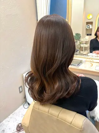 ロング Kanami/韓国風 /艶カラーのヘアスタイル