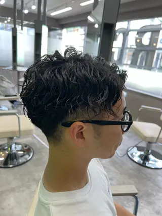 パーマ メンズ 高階 晃一 /レイヤーカットのヘアスタイル