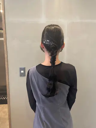 ロング ヘアアレンジ ヤマナカ エリカのヘアスタイル