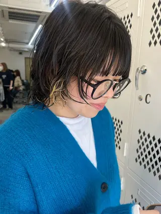 ショート カラー パーマ 🌼sunc HINAMI🌼のヘアスタイル