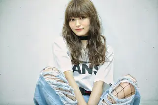 ロング 堀内 翔のヘアスタイル