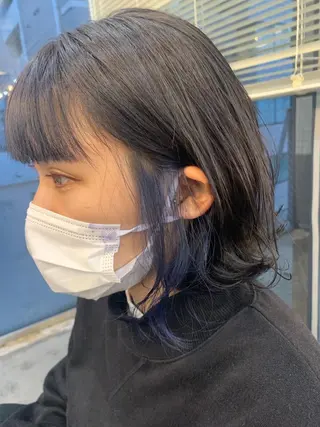 ミディアム 🌛ダブルカラー 🌜SAYAKAのヘアスタイル