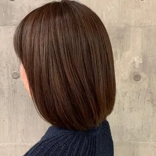 ミディアム カラー 大人メンズパーマ /石川瑠青のヘアスタイル