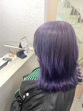 ミディアム カラー yui/ layer cutのヘアスタイル