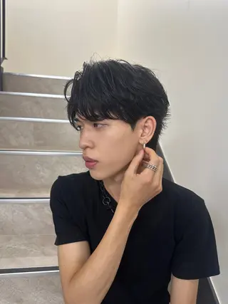 パーマ メンズ 松田 潤平／メンズ特化のヘアスタイル