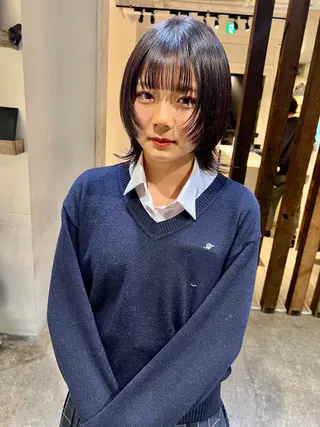 ショート 【ロングウルフカット 姫カット】伊藤裕哉のヘアスタイル