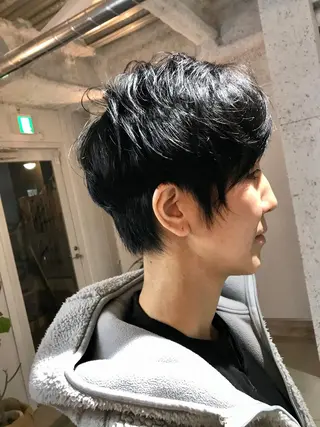 ショート パーマ steed tokyo所属・KOOKI スティードトーキョーのヘアスタイル