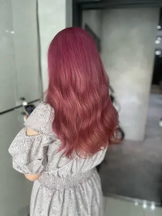 セミロング 濱川響太レディース カットモデルのヘアスタイル