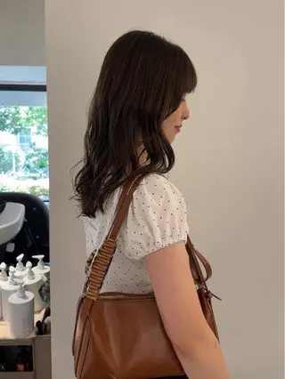 ロング カラー ハシヅメ キョウカのヘアスタイル