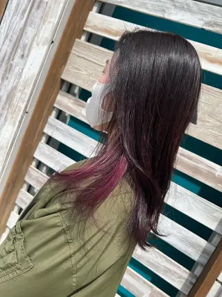 カラー 茅ヶ崎/ハイライト/ ハイトーン/関口実華のヘアスタイル