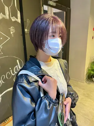 ショート カラー メンズヘア/レイヤー /ボブ山内春輝のヘアスタイル