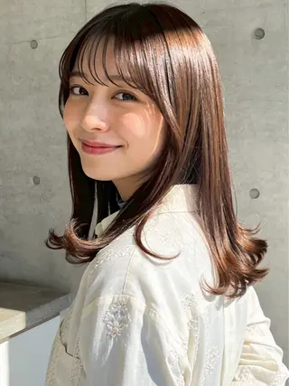 セミロング 店長/ショートウルフ 髪質改善/近藤大二郎のヘアスタイル