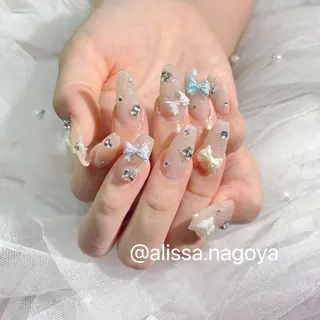 ネイル Alissa Nail所属・長さだし/新栄町駅 Alissaのネイルデザイン