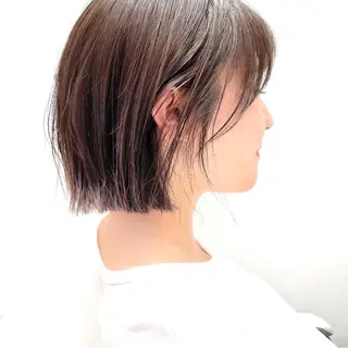 ショート カラー レイヤー専門家 ダブルカラー修のヘアスタイル