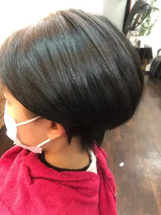 ショート パーマ 桧山 真のヘアスタイル