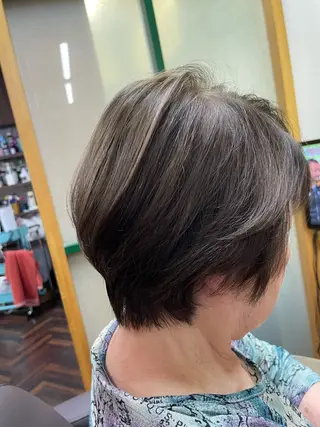 ショート カラー katae sayoriのヘアスタイル