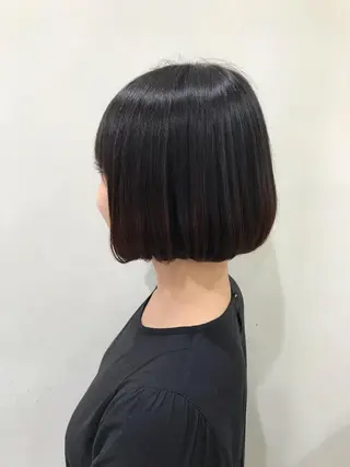 ミディアム 富田 菜月のヘアスタイル
