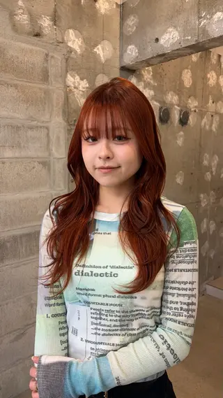 ロング riko／ SYS by fitのヘアスタイル