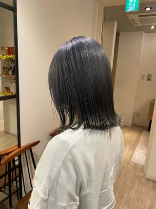 セミロング ナチュラル/インナー /牧野 佑菜のヘアスタイル