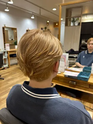 カラー メンズ 琉 空のヘアスタイル
