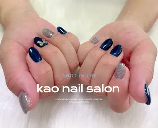 ネイル kao nail マグネット/長さだしのネイルデザイン