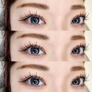 マツエク・マツパ eye＋nano所属・韓国風束感まつ毛🩵 Nozomiのマツエク・マツパデザイン