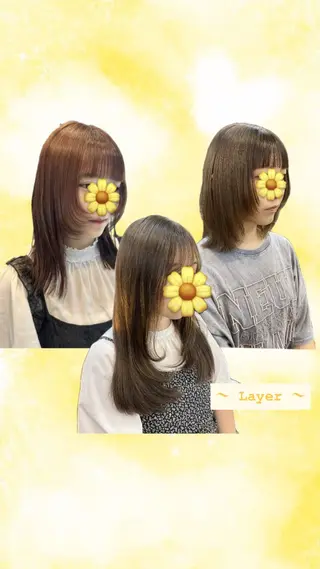 セミロング 🌼髪質改善･アレン ジ･レイヤー🌼のヘアスタイル