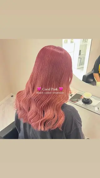 セミロング カラー ヘアアレンジ 🩰‎暖色特化 / 𝐒𝐚𝐤𝐢🤎のヘアスタイル