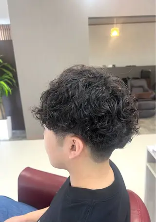 ショート パーマ メンズ KEN 🌟のヘアスタイル