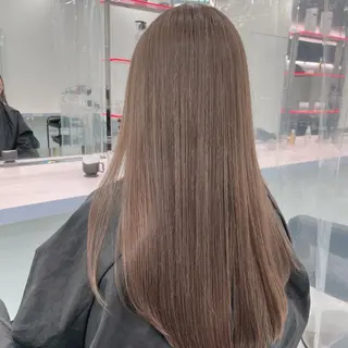 ロング カラー パーマ ヘアアレンジ メンズ 🤍透明感カラー🤍 ブリーチ🤍AINEのヘアスタイル