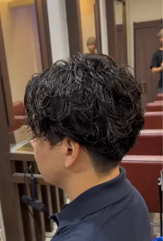 ショート メンズ メンズ特化/パーマ/ ハイライト/りょうまのヘアスタイル