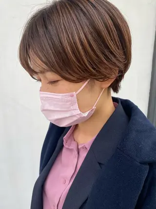 ショート W所属・小林 朋花のヘアスタイル