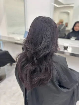 カラー 韓国風暗髪ヘア🤍 🫧MIREIのヘアスタイル