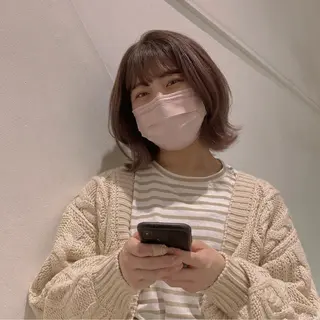 ミディアム カラー ✨くびれスタイル✨️ 戸嶋穂乃香のヘアスタイル