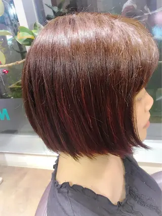 カラー 星 沙織のヘアスタイル