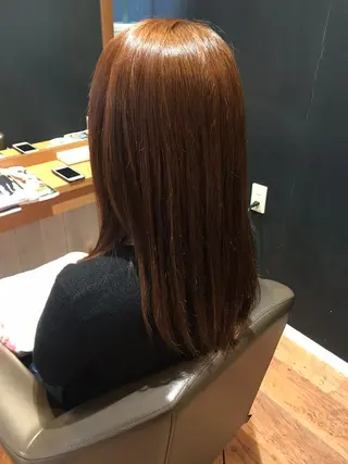 ロング カラー 【髪質改善】【美髪】 【ツヤ髪】ほしのちりのヘアスタイル