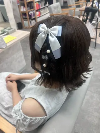 ヘアアレンジ 💕ブリーチ/ヘアメ 🎀YUUKAのヘアスタイル