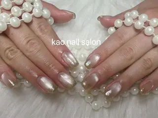 ネイル kao nail マグネット/長さだしのネイルデザイン