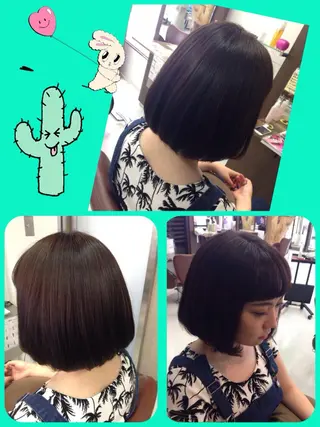 ショート 韓国ヘア得意❤︎森澤 悠佳のヘアスタイル