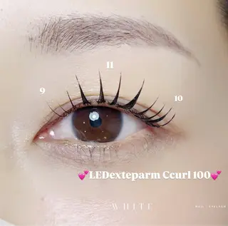 マツエク・マツパ WHITE所属・Luna WHITEのマツエク・マツパデザイン